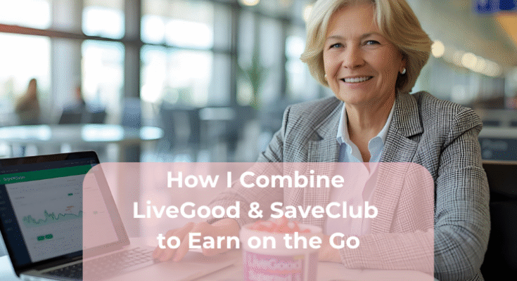 How I Combine LiveGood & SaveClub to Earn on the Go