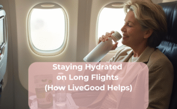 Staying Hydrated on Long Flights (How LiveGood Helps)