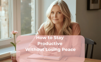 How to Stay Productive Without Losing Peace