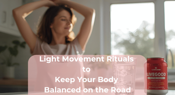 Light Movement Rituals to Keep Your Body Balanced on the Road