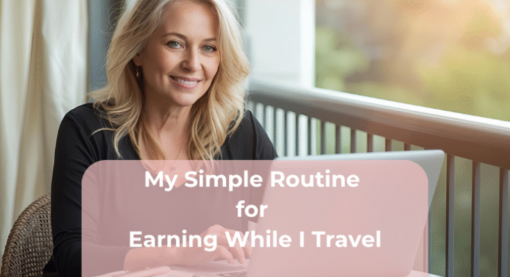 My Simple Routine for Earning While I Travel