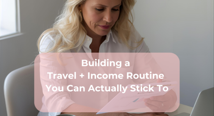 Building a Travel + Income Routine You Can Actually Stick To