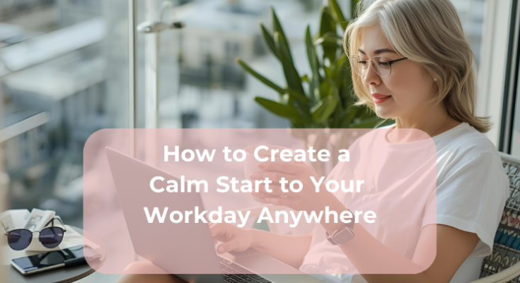 How to Create a Calm Start to Your Workday Anywhere