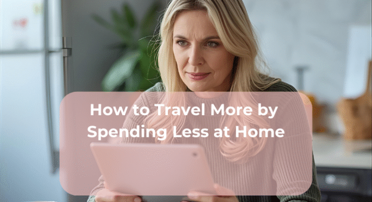 How to Travel More by Spending Less at Home