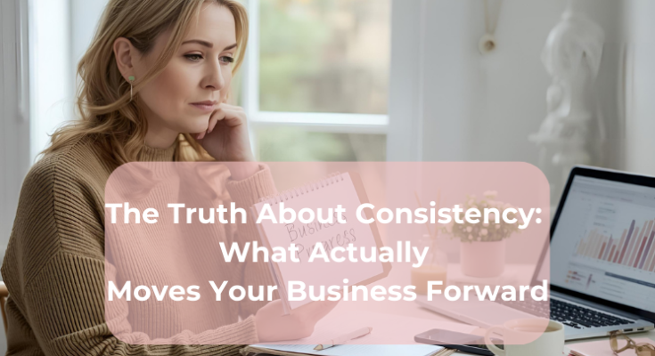 The Truth About Consistency What Actually Moves Your Business Forward
