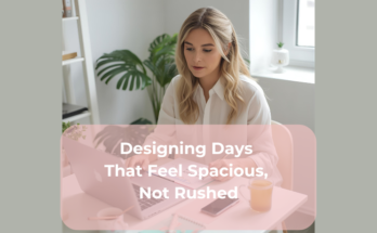 Designing Days That Feel Spacious, Not Rushed