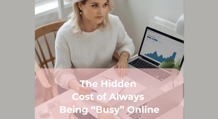 The Hidden Cost of Always Being “Busy” Online
