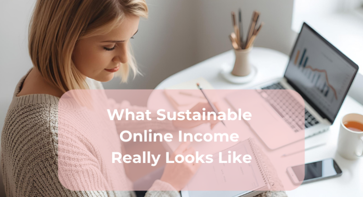What Sustainable Online Income Really Looks Like