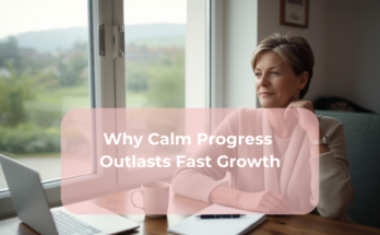 Why Calm Progress Outlasts Fast Growth