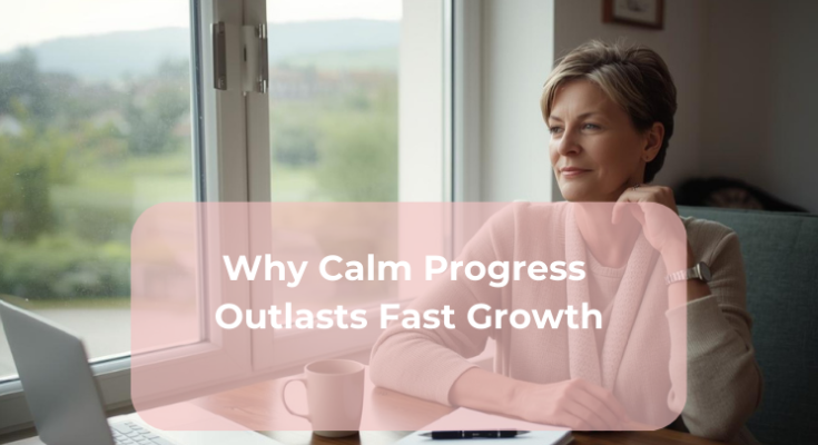 Why Calm Progress Outlasts Fast Growth