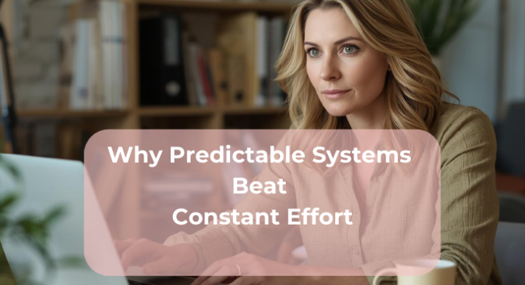 Why Predictable Systems Beat Constant Effort