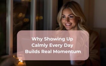 Why Showing Up Calmly Every Day Builds Real Momentum