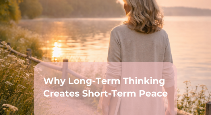Why Long-Term Thinking Creates Short-Term Peace