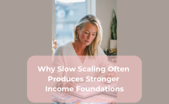Why Slow Scaling Often Produces Stronger Income Foundations