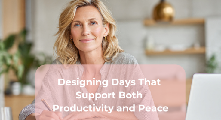 Designing Days That Support Both Productivity and Peace