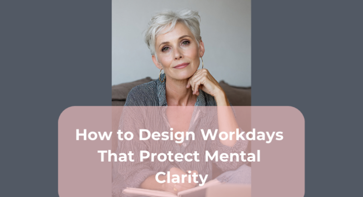 How to Design Workdays That Protect Mental Clarity