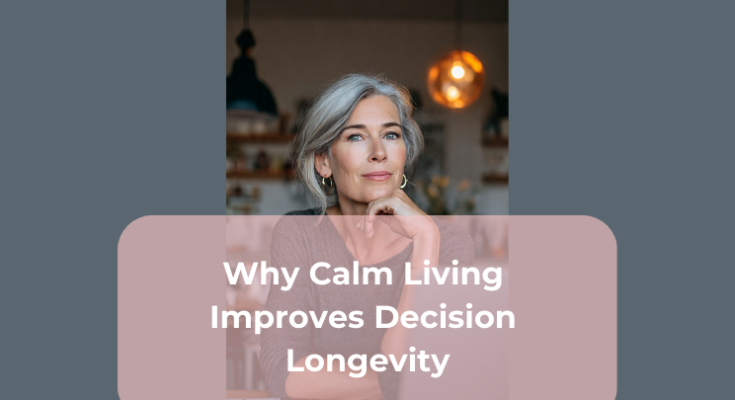 Why Calm Living Improves Decision Longevity