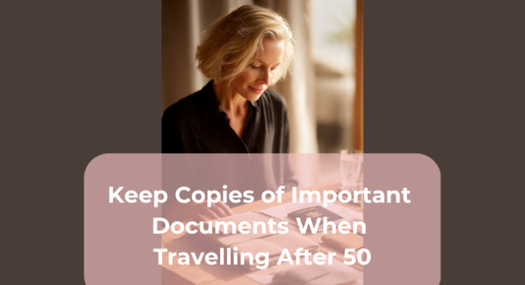 Keep Copies of Important Documents When Travelling After 50