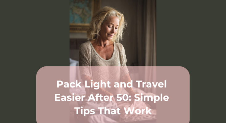 Pack Light and Travel Easier After 50: Simple Tips That Work