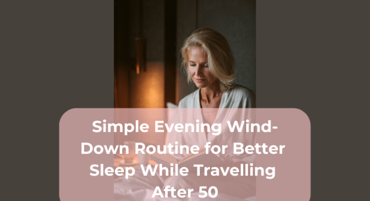 Simple Evening Wind-Down Routine for Better Sleep While Travelling After 50