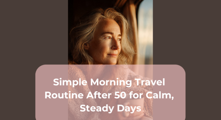 Simple Morning Travel Routine After 50 for Calm, Steady Days