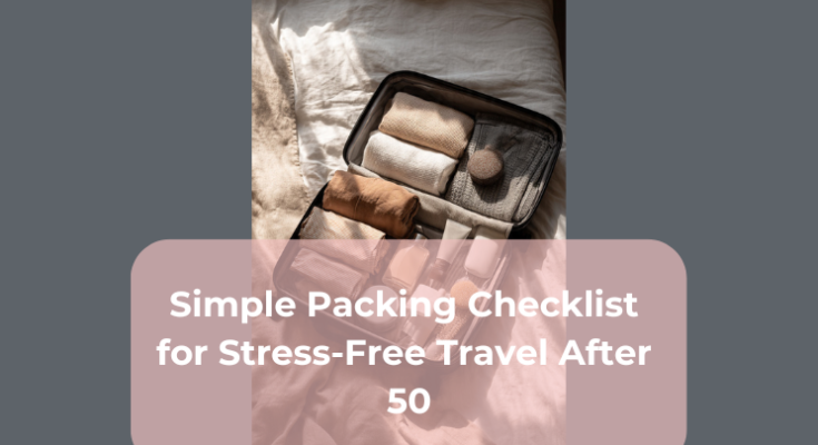 Simple Packing Checklist for Stress-Free Travel After 50