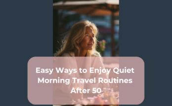 Easy Ways to Enjoy Quiet Morning Travel Routines After 50