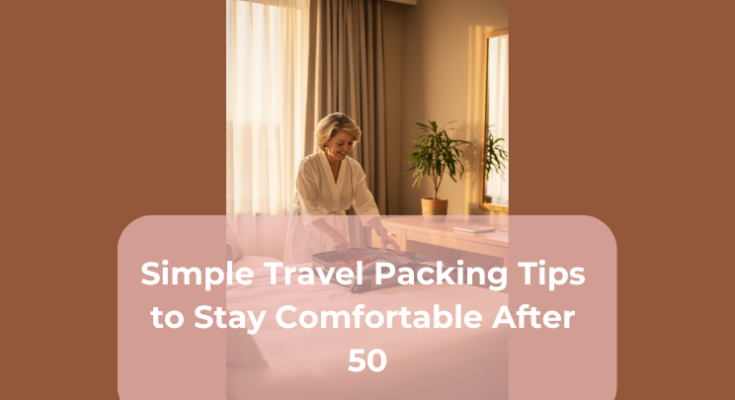 Simple Travel Packing Tips to Stay Comfortable After 50