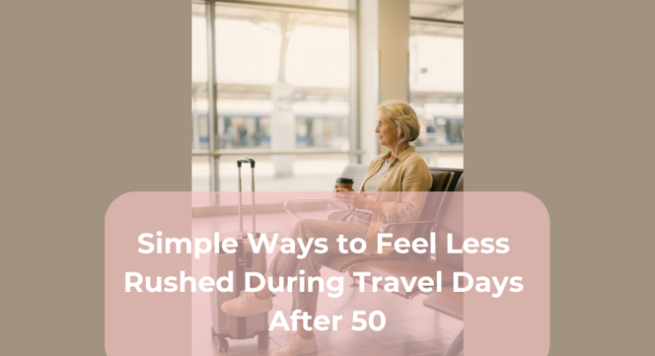 Simple Ways to Feel Less Rushed During Travel Days After 50