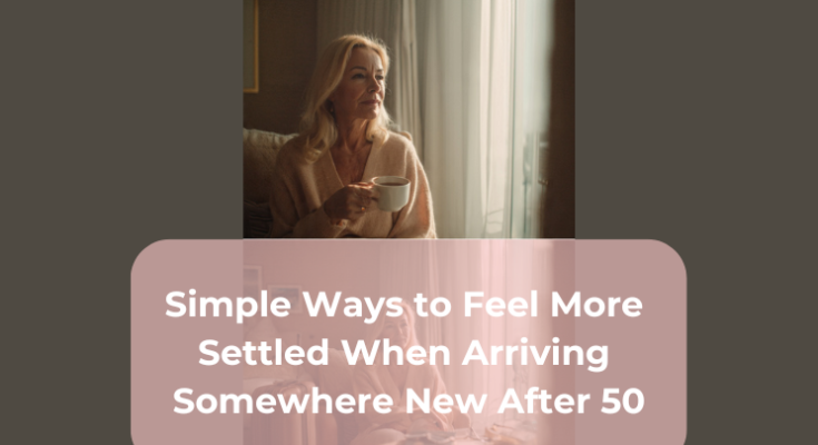 Simple Ways to Feel More Settled When Arriving Somewhere New After 50