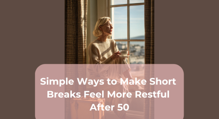 Simple Ways to Make Short Breaks Feel More Restful After 50